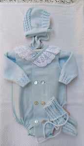 Pelele Grecia celeste